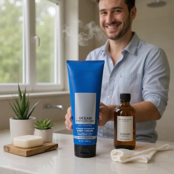 OCEAN Body cream Ultimate hydration For Men - Picture 1 of 3